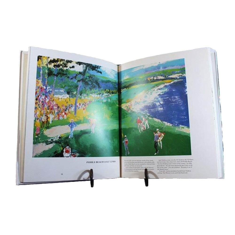 Big Time Golf Signed by LeRoy Meiman 1992 Vintage 1st Edition Excellent *** - Picture 6 of 8